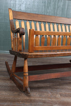 Load image into Gallery viewer, American Nanny Arrow Back Bench c.1900