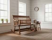Load image into Gallery viewer, American Nanny Arrow Back Bench c.1900
