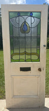 Load image into Gallery viewer, Antique English Stained Glass Door