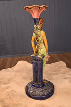 Load image into Gallery viewer, Art Nouveau Majolica Pedestal - The Barn Antiques