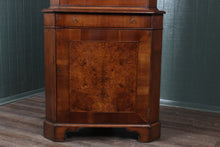 Load image into Gallery viewer, Burl Walnut Corner Cabinet c.1940