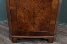 Load image into Gallery viewer, Burl Walnut Corner Cabinet c.1940