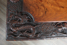 Load image into Gallery viewer, Carved Burmese Campaign Desk c.1940