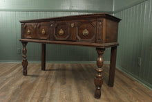 Load image into Gallery viewer, Carved English Oak Sideboard c.1830