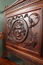 Load image into Gallery viewer, Carved French Walnut Bench c.1880