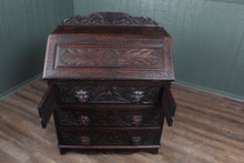 Load image into Gallery viewer, Carved Oak Desk c.1890