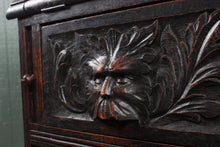 Load image into Gallery viewer, Carved Oak Desk c.1890