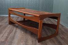 Load image into Gallery viewer, Danish Midcentury Teak and Tile Coffee Table c.1960