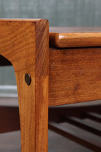 Load image into Gallery viewer, Danish Midcentury Teak and Tile Coffee Table c.1960