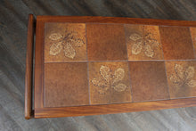 Load image into Gallery viewer, Danish Midcentury Teak and Tile Coffee Table c.1960