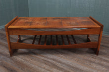 Load image into Gallery viewer, Danish Midcentury Teak and Tile Coffee Table c.1960