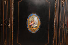 Load image into Gallery viewer, Ebonized French Breakfront Cabinet c.1850 - The Barn Antiques