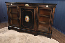 Load image into Gallery viewer, Ebonized French Breakfront Cabinet c.1850 - The Barn Antiques