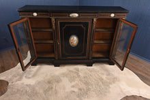 Load image into Gallery viewer, Ebonized French Breakfront Cabinet c.1850 - The Barn Antiques