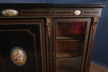 Load image into Gallery viewer, Ebonized French Breakfront Cabinet c.1850 - The Barn Antiques