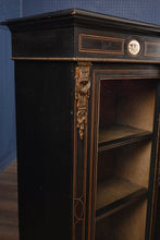 Load image into Gallery viewer, Ebonized French Breakfront Cabinet c.1850 - The Barn Antiques