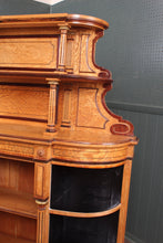 Load image into Gallery viewer, English Ash Aesthetic Movement Bookcase c.1870