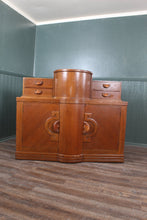Load image into Gallery viewer, English Beautility Art Deco Oak Cocktail Cabinet c.1930
