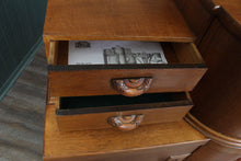 Load image into Gallery viewer, English Beautility Art Deco Oak Cocktail Cabinet c.1930