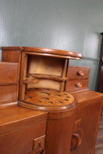 Load image into Gallery viewer, English Beautility Art Deco Oak Cocktail Cabinet c.1930