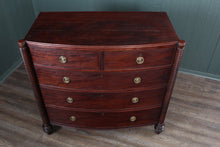 Load image into Gallery viewer, English Bowfront Mahogany Regency Chest c.1830