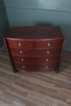Load image into Gallery viewer, English Bowfront Mahogany Regency Chest c.1830