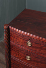 Load image into Gallery viewer, English Bowfront Mahogany Regency Chest c.1830