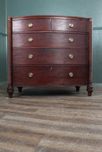Load image into Gallery viewer, English Bowfront Mahogany Regency Chest c.1830
