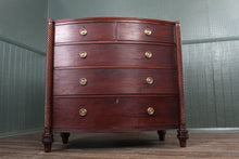 Load image into Gallery viewer, English Bowfront Mahogany Regency Chest c.1830