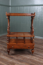 Load image into Gallery viewer, English Burl Walnut Canterbury c.1880