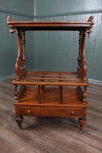 Load image into Gallery viewer, English Burl Walnut Canterbury c.1880