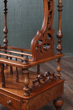 Load image into Gallery viewer, English Burl Walnut Canterbury c.1880