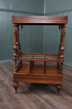 Load image into Gallery viewer, English Burl Walnut Canterbury c.1880