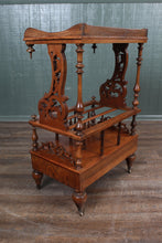 Load image into Gallery viewer, English Burl Walnut Canterbury c.1880