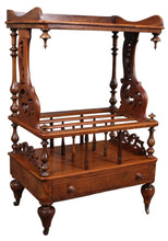 Load image into Gallery viewer, English Burl Walnut Canterbury c.1880