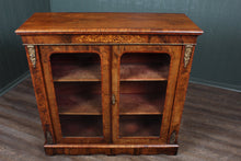 Load image into Gallery viewer, English Burl Walnut Pier Cabinet c.1880 - The Barn Antiques