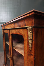 Load image into Gallery viewer, English Burl Walnut Pier Cabinet c.1880 - The Barn Antiques