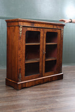 Load image into Gallery viewer, English Burl Walnut Pier Cabinet c.1880 - The Barn Antiques