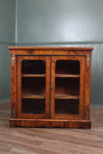 Load image into Gallery viewer, English Burl Walnut Pier Cabinet c.1880 - The Barn Antiques