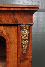 Load image into Gallery viewer, English Burl Walnut Pier Cabinet c.1880 - The Barn Antiques