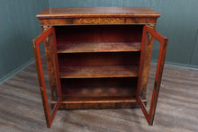 Load image into Gallery viewer, English Burl Walnut Pier Cabinet c.1880 - The Barn Antiques