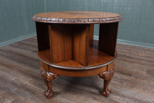Load image into Gallery viewer, English Burl Walnut Revolving Bookcase c.1930