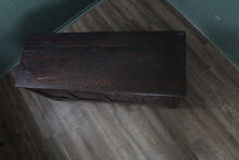 Load image into Gallery viewer, English Carved Oak Bedding Box c.1680