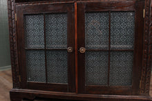Load image into Gallery viewer, English Carved Oak Bookcase c.1890