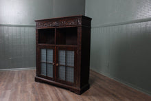 Load image into Gallery viewer, English Carved Oak Bookcase c.1890