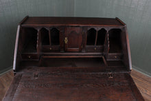 Load image into Gallery viewer, English Carved Oak Bureau c.1780