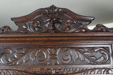 Load image into Gallery viewer, English Carved Oak Hallstand c.1890