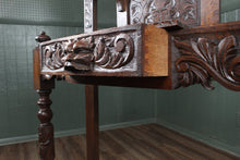 Load image into Gallery viewer, English Carved Oak Hallstand c.1890