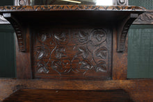 Load image into Gallery viewer, English Carved Oak Hallstand c.1890