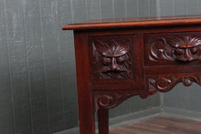 Load image into Gallery viewer, English Carved Oak Table c.1890